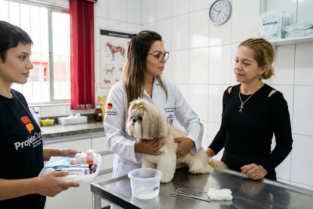 Auxiliar de Veterinário e Pet Shop – Projeta Cursos Lapa